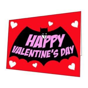 Batman Inspired Valentine's Day Card