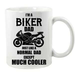I'm A Biker Dad Mug or Coaster