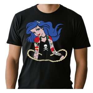 Punk Princess (Blue Hair) T-Shirt