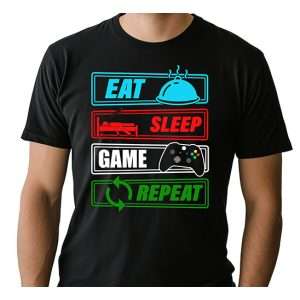 Eat Sleep Game T-Shirt