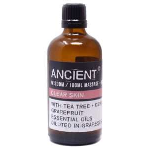Clear Skin Aromatherapy Massage Oil Blend 100ml