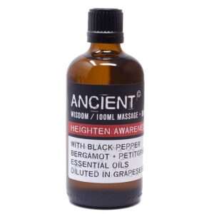 Heighten Awareness Aromatherapy Massage Oil Blends 100ml