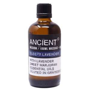 Sleepy Lavender Aromatherapy Massage Oil Blend 100ml