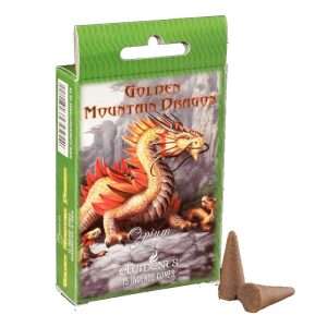 Age Of Dragons - Incense Cones Golden Mountain Dragon