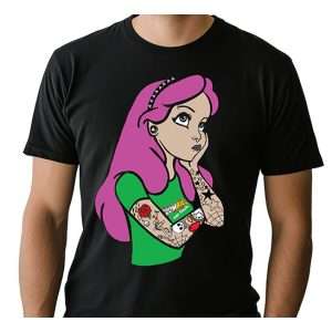 Punk Princess (Pink Hair) Children's T-Shirt