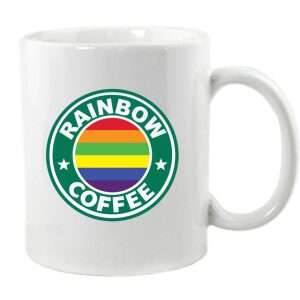 Rainbow Coffee Mug or Coaster