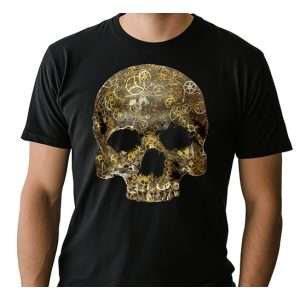 Steampunk Cog Skull T-Shirt