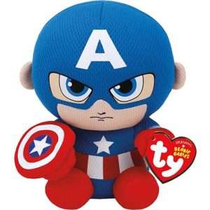 TY Captain America 6" Beanie Baby
