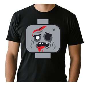 Zombie Brick Head Children's T-Shirt