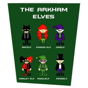 Arkham Elves Christmas Card