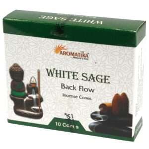 Aromatika White Sage Back Flow Cones