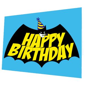 Batman Inspired Birthday Card