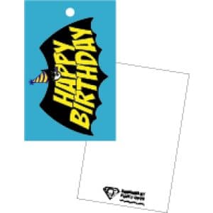 Batman Inspired Birthday Gift Tags x 5