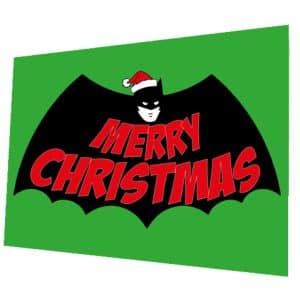 Batman Inspired Christmas Card