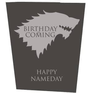 Birthday Is Coming Birthday Card