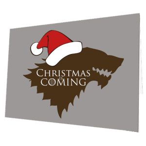 Christmas Is Coming Christmas Card