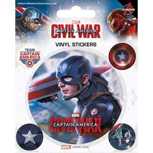 Civil War Team Captain America Vinyl Sticker