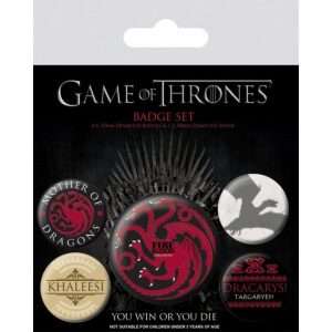 Game of Thrones Fire & Blood Badge Pack - BP80529