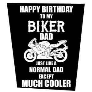 Happy Birthday To My Biker Dad Birthday Card