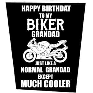 Happy Birthday To My Biker Grandad Birthday Card