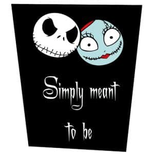 Jack and Sally Inspired Birthday Card