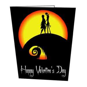 Jack & Sally Moon Valentine's Day Card