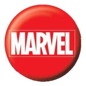 Marvel Logo Button Badge
