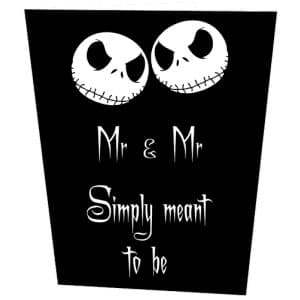 Mr & Mr Jack & Jack Inspired Wedding Card