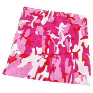 Pink Camouflage Bandana
