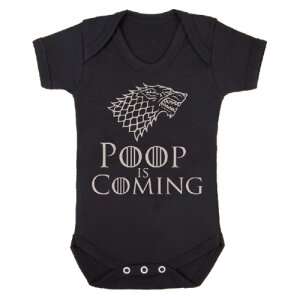 Poop Is Coming Baby Vest