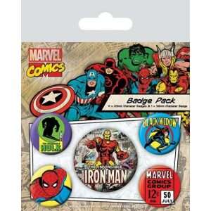 Marvel Iron Man Badge Pack - BP80449