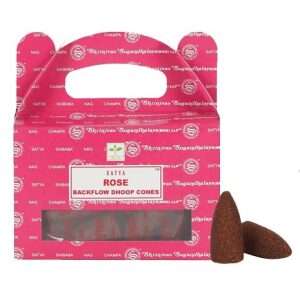 Rose Satya Dhoop Incense Backflow Cones