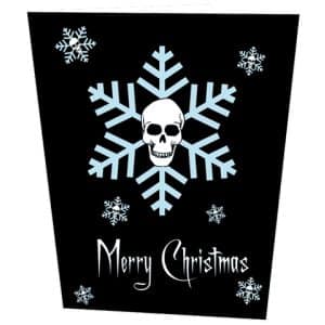 Skull Flakes Christmas Card
