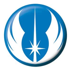 Star Wars Jedi Symbol 25mm Official Badge