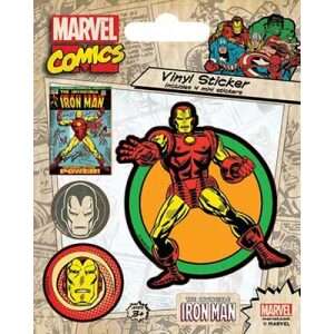 Marvel Retro Iron Man Vinyl Sticker