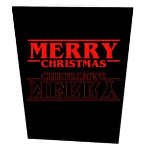 Stranger Things Inspired Christmas Card