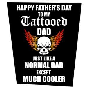 Tattooed Dad Father's Day Card