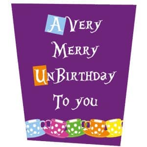 Very Merry Unbirthday Birthday Card