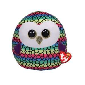 TY Owen The Owl Squish-A-Boo