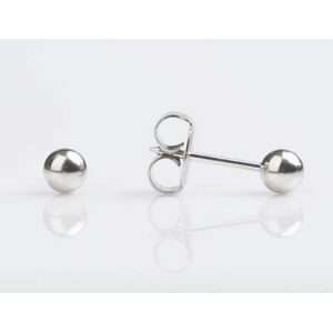 Studex Tiny Tips Stainless Steel 4mm Ball Earrings
