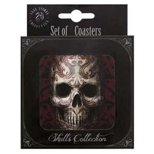 Anne Stokes Skulls Set of 2 Coaster Pack