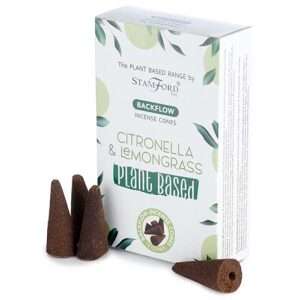 Stamford Backflow Plant Based Citronella Lemongrass Incense Cones