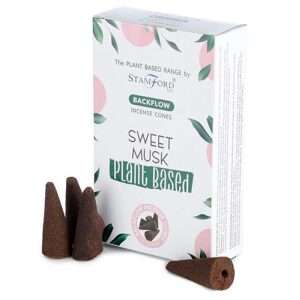 Stamford Backflow Plant Based Sweet Musk Incense Cones