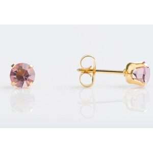Studex Sensitive Gold Plated 5mm Alexandrite Earrings