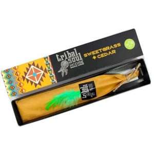 Tribal Soul Smudge Incense Sticks Sweetgrass & Cedar