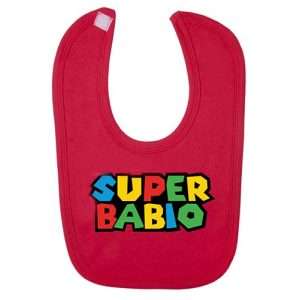 Super-babio-red-baby-bib