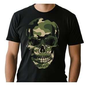 Camouflage Skull T-Shirt