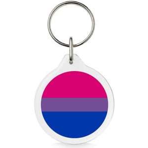 Bi Flag Keyring