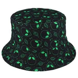 Black Alien Bucket Hat