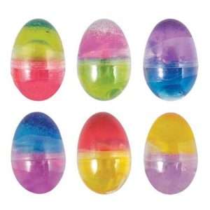 Mini Egg with Fruit Scented Glitter Putty